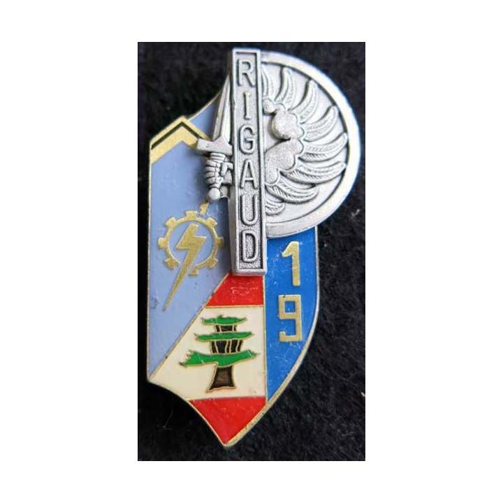 PROMOTION ENTSOA : insigne de promotion sous lieutenant Rigaud de fabrication Beraudy 63 Ambert