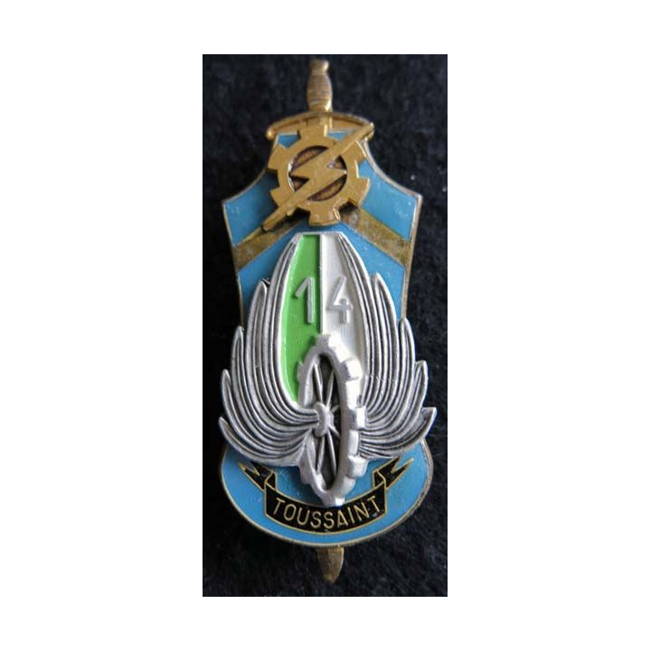 PROMOTION ENTSOA : insigne de promotion Maréchal-des-logis chef Toussaint de fabrication Beraudy 63 Ambert
