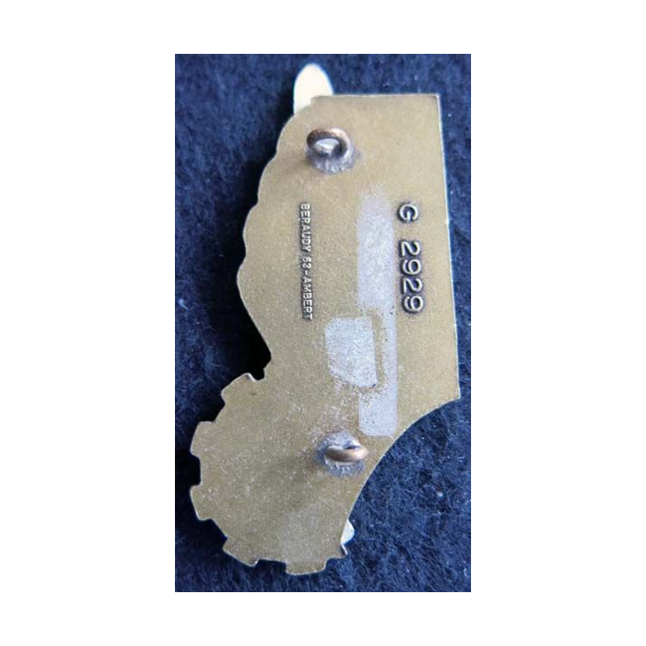 PROMOTION ENTSOA : insigne de promotion sergent Rinck de fabrication Beraudy 63 Ambert