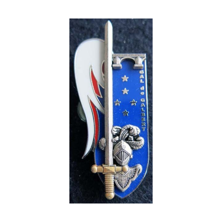 PROMOTION ST CYR : insigne métallique de la promotion Général Galbert Arthus Bertrand Paris G. 4840