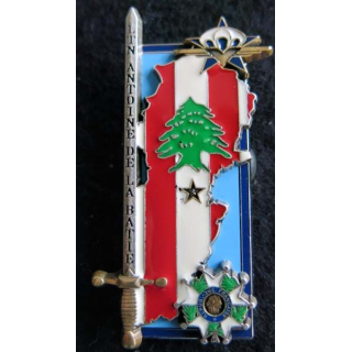 PROMOTION EMIA  : insigne métallique de la promotion Lieutenant de La Batie Arthus Bertrand Paris G. 4985
