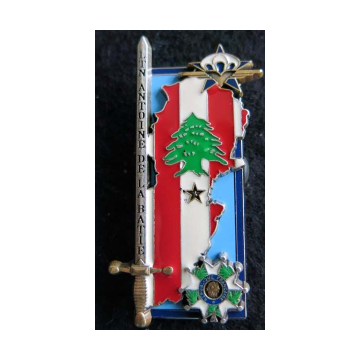 PROMOTION EMIA  : insigne métallique de la promotion Lieutenant de La Batie Arthus Bertrand Paris G. 4985