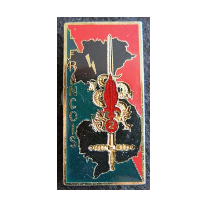 PROMOTION EOR : insigne métallique de la promotion Lieutenant François Drago Paris modèle déposé G. 2510