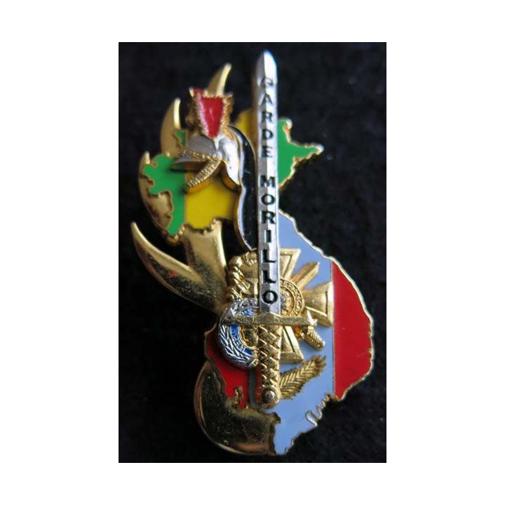 PROMOTION ESOGN : insigne métallique de la promotion Garde Morillo Boussemart GN. 0315 doré
