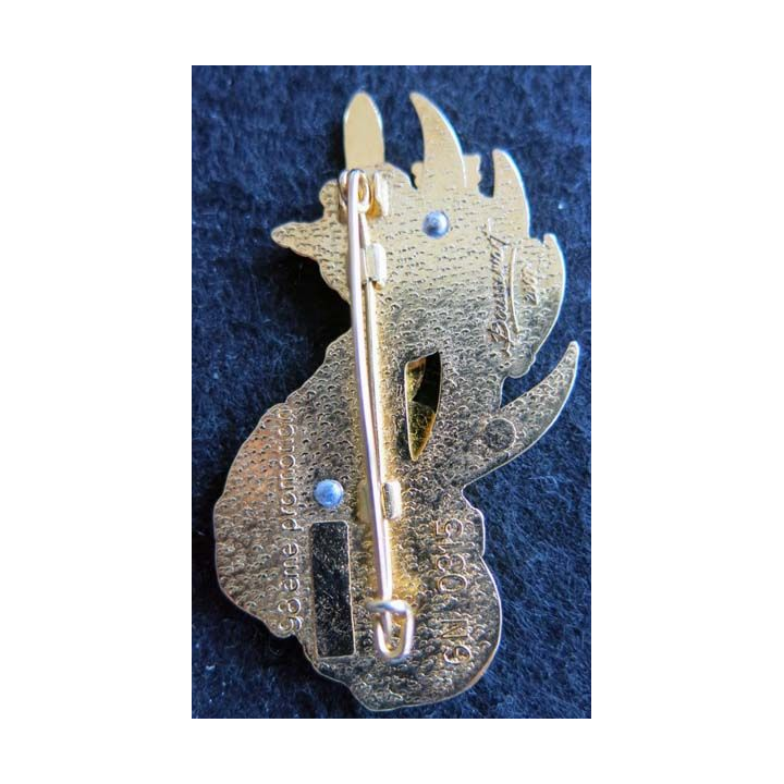 PROMOTION ESOGN : insigne métallique de la promotion Garde Morillo Boussemart GN. 0315 doré