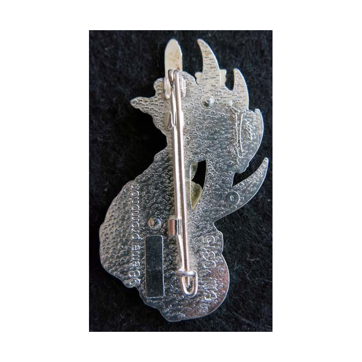 PROMOTION ESOGN : insigne métallique de la promotion Garde Morillo Boussemart GN. 0315 translucide argenté