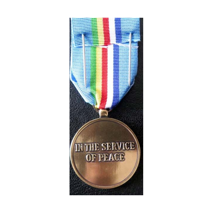 ONU médaille MINUSCA United Nations Mission in Central African Republic