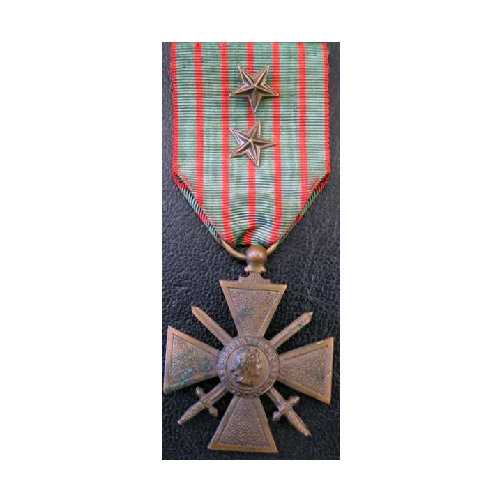 Croix de guerre 1914-1918 avec une citation (étoile de bronze)
