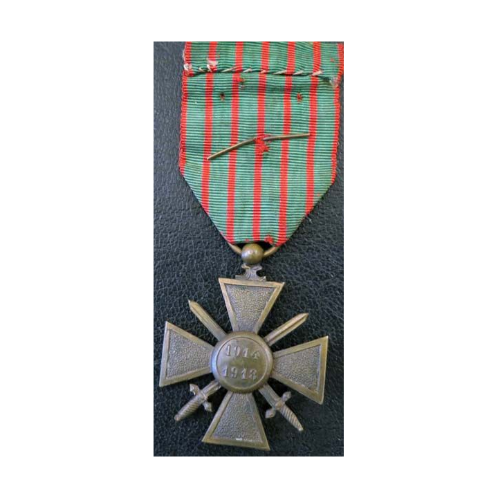 Croix de guerre 1914-1918 avec une citation (étoile de bronze)