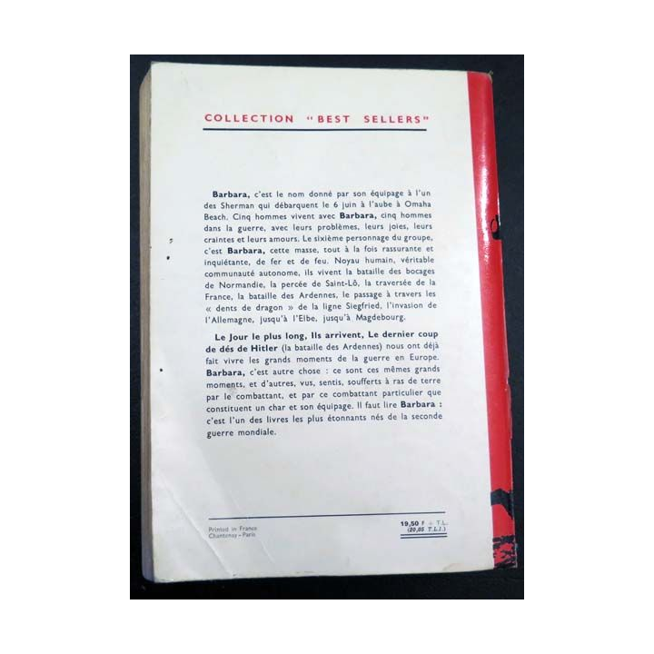 Barbara de Wayne Robinson aux éditions Robert Laffont 1963