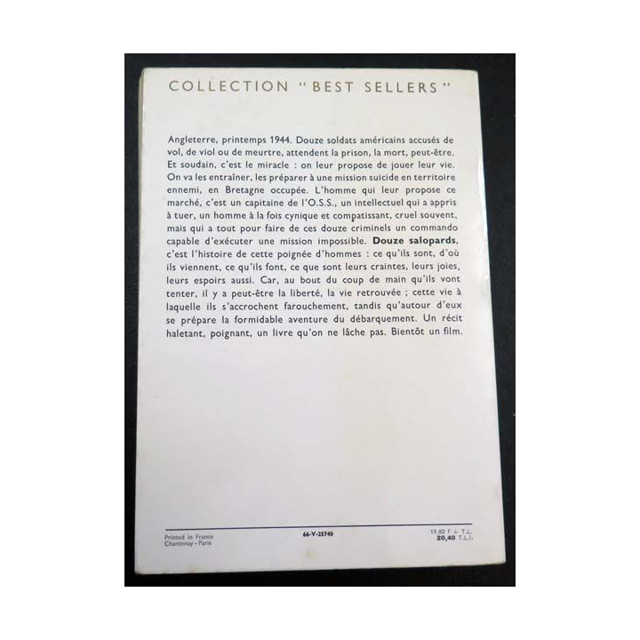 Douze Salopards de E. M Nathanson aux éditions Robert Laffont 1966