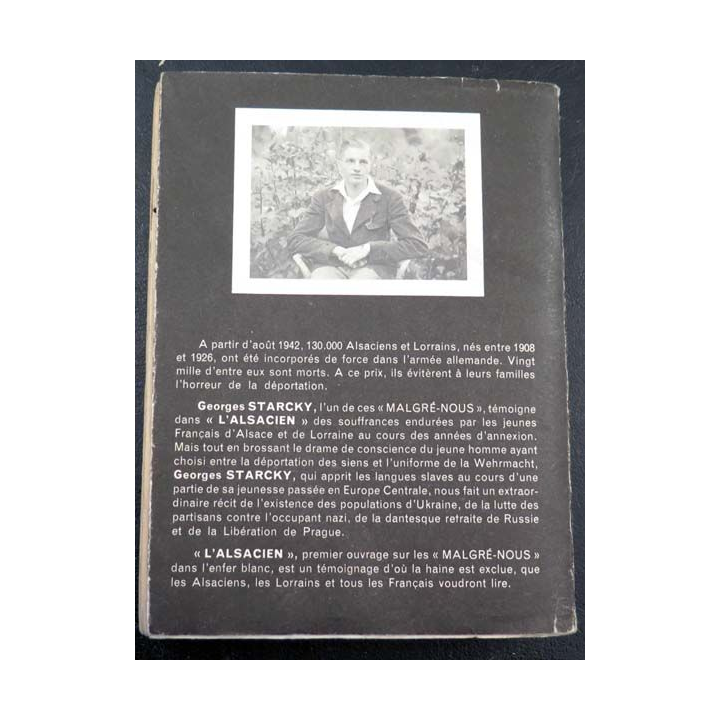 L'Alsacien de Georges Starcky aux éditions France Empire 1957