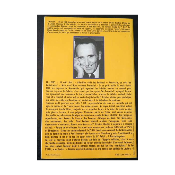La 2ème DB d'Erwan Bergot aux Editions Presses de la Cité 1980