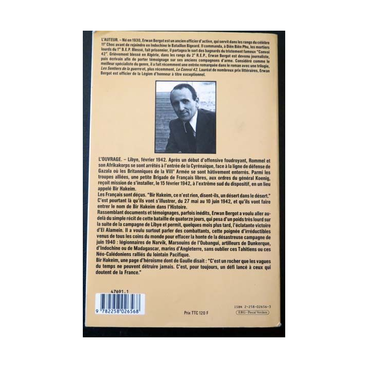 Bir Hakeim Février Juin 1942 d'Erwan Bergot