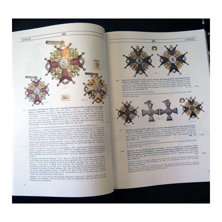 CATALOGUE KÜNKER du 29 septembre 2017 ordres médailles monde entier 