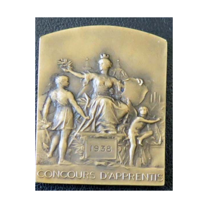 Médaille du Concours d'apprenti du bâtiment de Versailles 1938