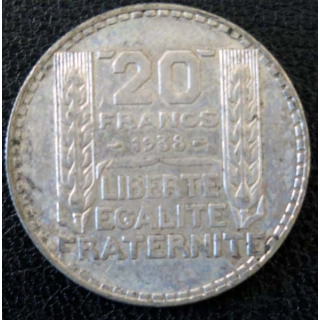 20 francs Turin argent 1938 occasion