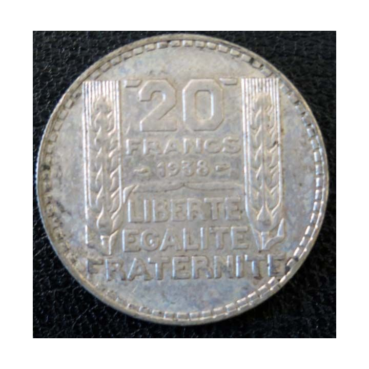 20 francs Turin argent 1938 occasion