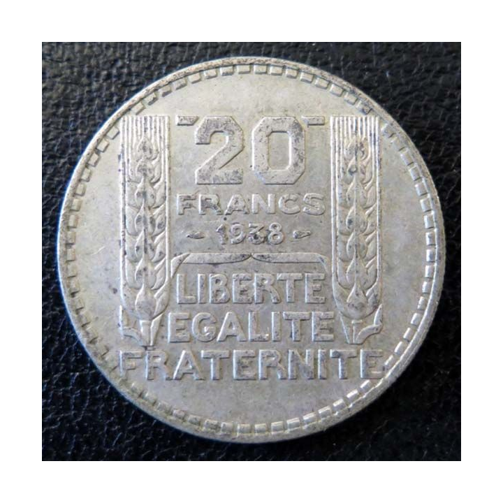 20 francs Turin argent 1938 occasion