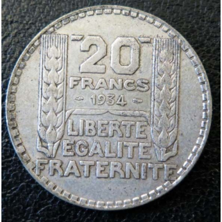 20 francs Turin argent 1938 occasion