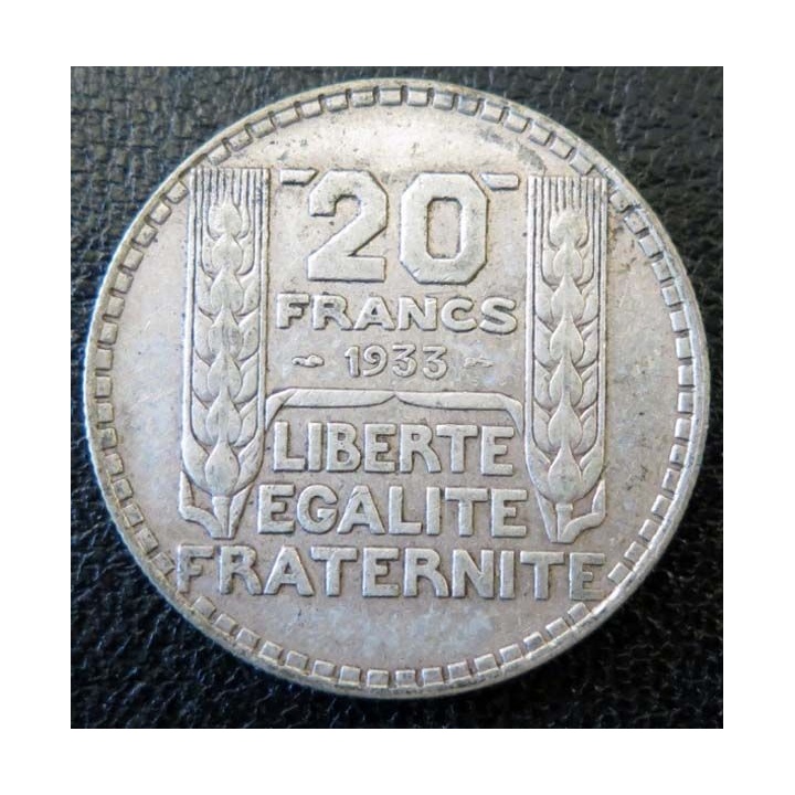 20 francs Turin argent 1933 occasion