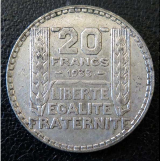 20 francs Turin argent 1933 occasion