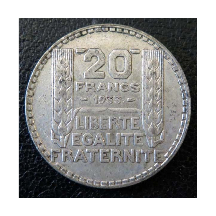 20 francs Turin argent 1933 occasion