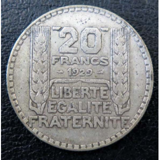 20 francs Turin argent 1929 occasion