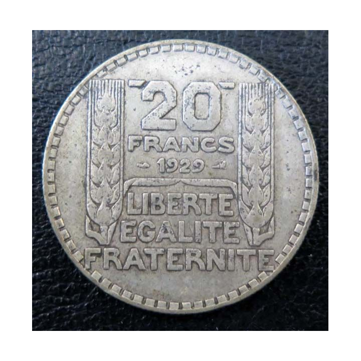 20 francs Turin argent 1929 occasion