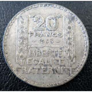 20 francs Turin argent 1933 occasion
