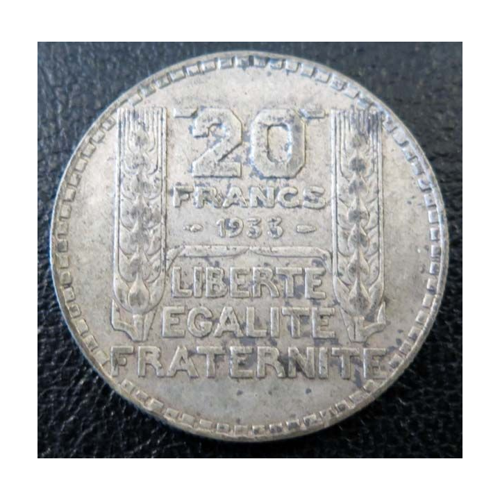 20 francs Turin argent 1933 occasion