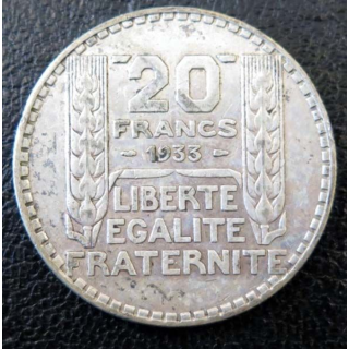 20 francs Turin argent 1933 occasion