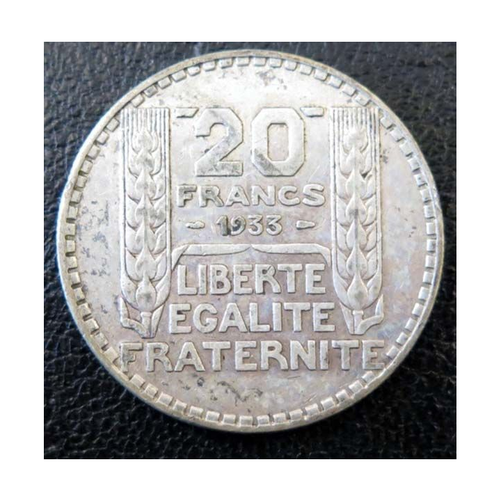 20 francs Turin argent 1933 occasion