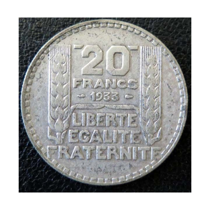 20 francs Turin argent 1933 occasion -11-