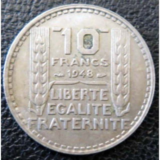 10 francs Turin 1948 occasion