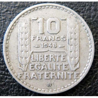 10 francs Turin 1948 B occasion