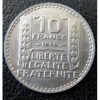 10 francs Turin 1948 occasion