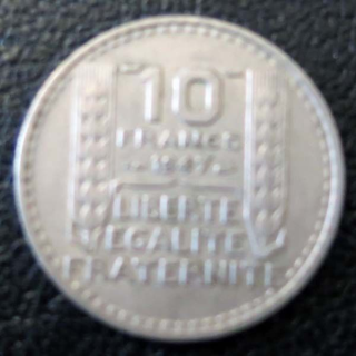 10 francs Turin 1947 occasion