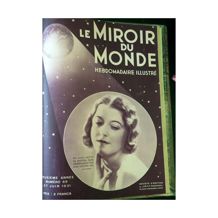 Le miroir du monde 1° semestre 1931 relié cuir 