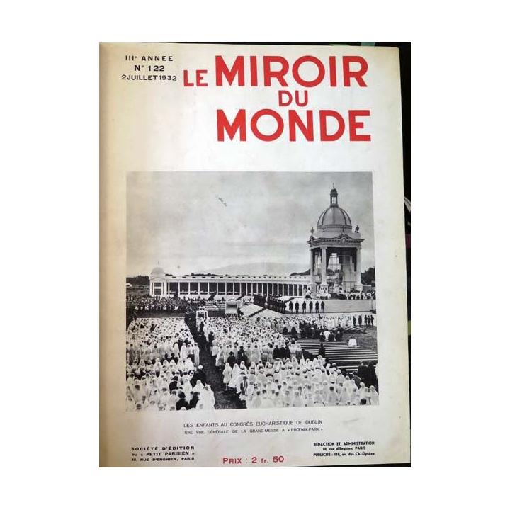 Le miroir du monde 2° semestre 1932 relié cuir