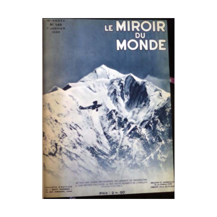 Le miroir du monde 1° semestre 1933 relié cuir
