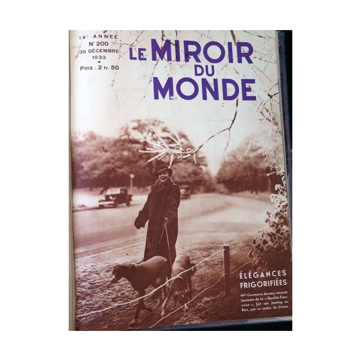 Le miroir du monde 2° semestre 1933 relié cuir