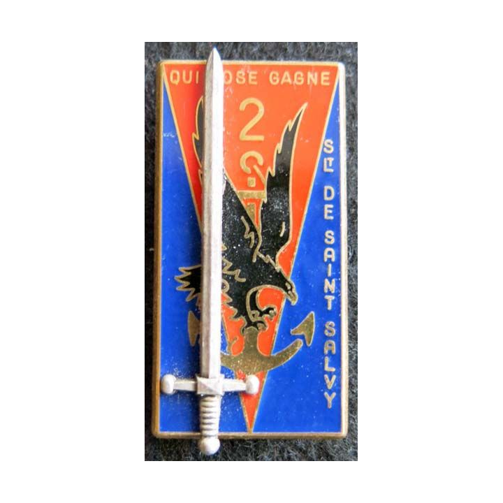 PROMOTION EOR : insigne métallique de la promotion 	Sous-Lieutenant de Saint SALVY  Fraisse Paris G. 3154