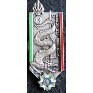 PROMOTION EOR : insigne métallique de la promotion Lieutenant Bernard BEDAUX Fraisse Paris G. 2974