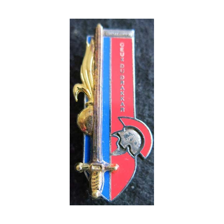 PROMOTION EOR EAI: insigne métallique de la promotion Ceux du Drakkar Pichard Saumur G. 4261