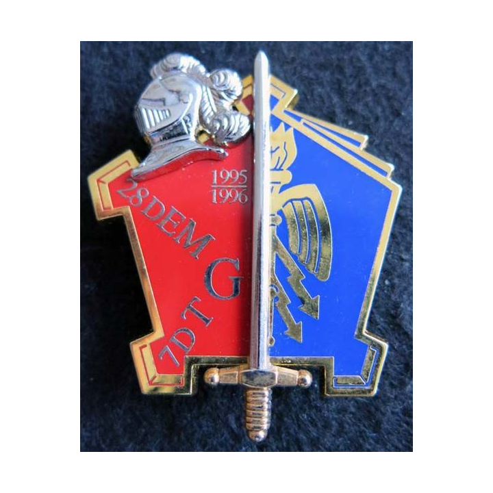 PROMO DEM / DT : 28° promotion d'état major et 7° prom de diplôme technique gend 1995/96 Boussemart