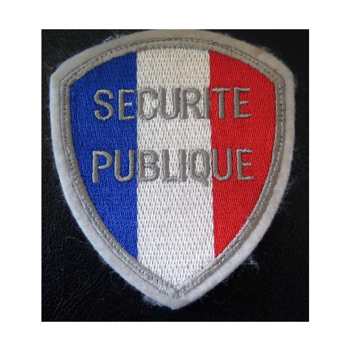 Insigne tissu de la sécurité publique