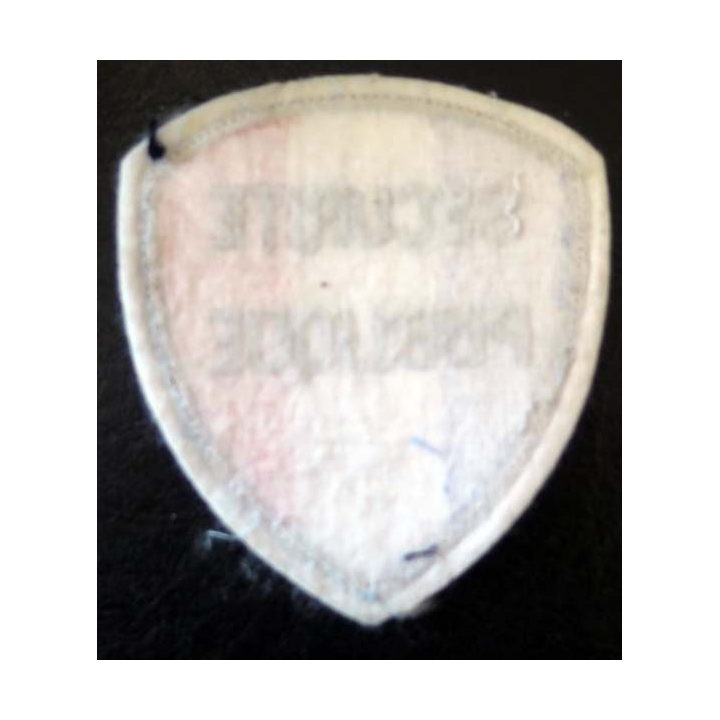 Insigne tissu de la sécurité publique
