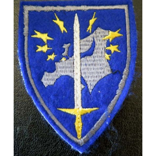 Insigne tissu du Corps européen 8,9 x 7 cm