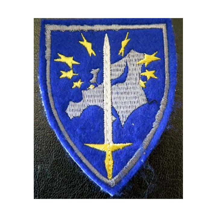 Insigne tissu du Corps européen 8,9 x 7 cm